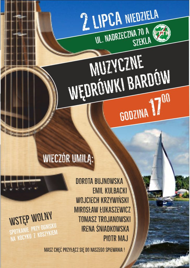 PTTK Muzyczne Wędrówki Bardów plakat A4